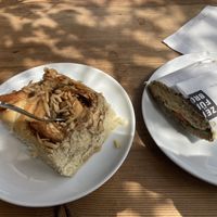 zimt schnecke & hummus sandwich   at Zeit Für Brot - Berlin Mitte 1 in Berlin