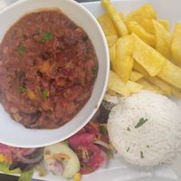 Chili beans at Fat Cats Bar in Albufeira