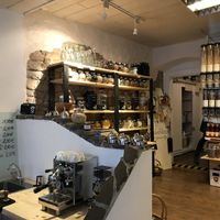 Man darf auch gern auf eine Tasse Kaffee oder Tee vorbeischauen at Unverpackt in Weinheim
