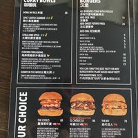 Menu at Sidestreet in Beijing