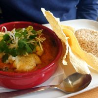 Baked dahl at Saltwater in Fingal Bay