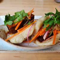 Tofu "pork belly" Bao at Seed in New Orleans