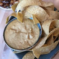 Nachos with cashew cheese tasted a lot like chili. at Seed in New Orleans