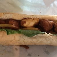 Southern Fried Po’Boy - the bun was tragic   at Seed in New Orleans