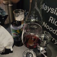 Red wine! at Sambal Shiok in North London