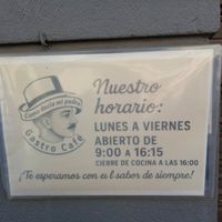 Abierto de lunes a viernes, no abre los findes at Como Decía Mi Padre Gastro Café in Tenerife