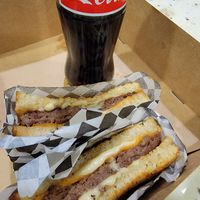 OOOOOhy Gooey goodness and what's more American than that! at Malibu's Burgers in Oakland