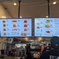 Cashier digital menu. at Malibu's Burgers in Oakland