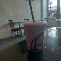 Ube boozey shake 21+ years or older at Malibu's Burgers in Oakland