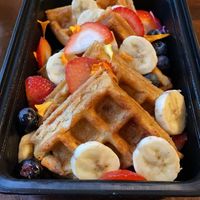 Brunch waffle at Lulu Green in Boston