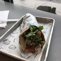 Bbq cauliflower sandwich  at Lulu Green in Boston