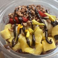 Açai bowl  at Lulu Green in Boston