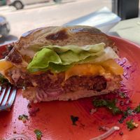 burger  at Lulu Green in Boston