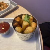 Yuca fries  at Lulu Green in Boston