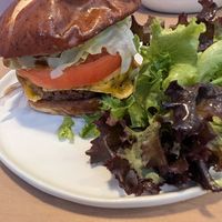 Veggie burger at Lulu Green in Boston