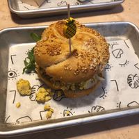 The breakfast sandwich at Lulu Green in Boston