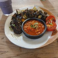 vegan boss breakfast at Projects in Winchester