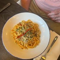 Creamy N’duja Pasta  at Wulf & Lamb Marylebone in London