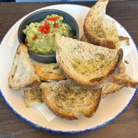 Avocado smash  at Wulf & Lamb Marylebone in London
