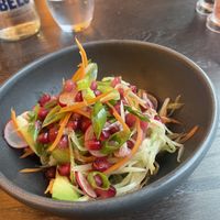 Pomegranate salad was amazing   at Wulf & Lamb Marylebone in London