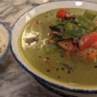 Green curry -- good but not exceptional at Wulf & Lamb Marylebone in London