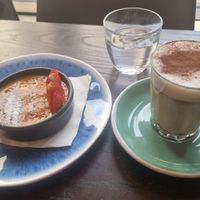 Creme brulee at Wulf & Lamb Marylebone in London