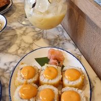 California maki with spicy mayo at Wulf & Lamb Marylebone in London