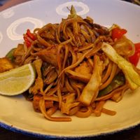Yakisoba Noodles at Wulf & Lamb Marylebone in London