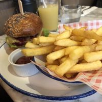 BigWulf Burger and Fries  at Wulf & Lamb Marylebone in London