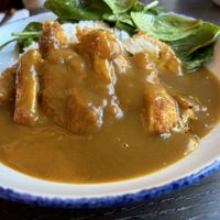 Chicken Katsu curry  at Wulf & Lamb Marylebone in London