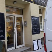 outside at Lieber Ohne in Vienna