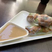 Summer rolls  at Vegan Loving Hut Neubau in Vienna