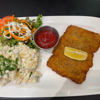 Wiener Schnitzel  at Vegan Loving Hut Neubau in Vienna
