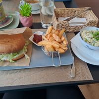 Chixx Burger at Vegan Loving Hut Neubau in Vienna