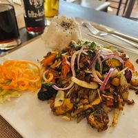 Gyros Teller (vegan) at Vegan Loving Hut Neubau in Vienna