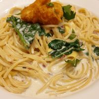 Carbonara at Vegan Loving Hut Neubau in Vienna