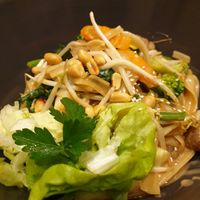Satay chicken at Vegan Loving Hut Neubau in Vienna