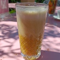 Mango cold Milk at Brunch Republic in Venice