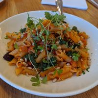 Mediterranean pasta at Shoal Bay Country Club in Shoal Bay