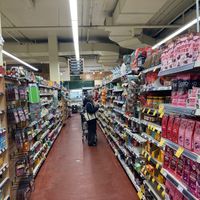 Aisle of wares at Whole Foods Market - Downtown Evanston in Evanston