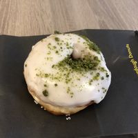 Vegan vanilla pistachio donut at The Rolling Donut - O'Connell St Kiosk in Dublin