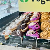Vegan selection 🍩   at The Rolling Donut - O'Connell St Kiosk in Dublin