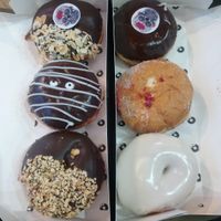 Vegan selection at The Rolling Donut - O'Connell St Kiosk in Dublin