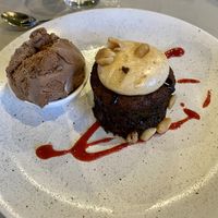Vegan chocolate and peanut butter cake at Dundee's in Cairns