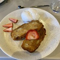Vegan banana and carrot loaf at Dundee's in Cairns