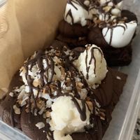 Vegan treats brownies  at Brewing Good Coffee Company in Savage