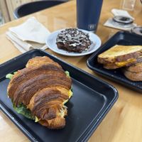 Breakfast croissant is GOAT  at Brewing Good Coffee Company in Savage