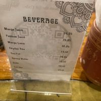 Beverages offered at Lakruwana in Staten Island