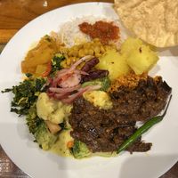 Buffet plate  at Lakruwana in Staten Island