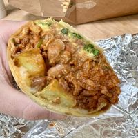 Breakfast buritto   at Bliss Cafe in San Luis Obispo